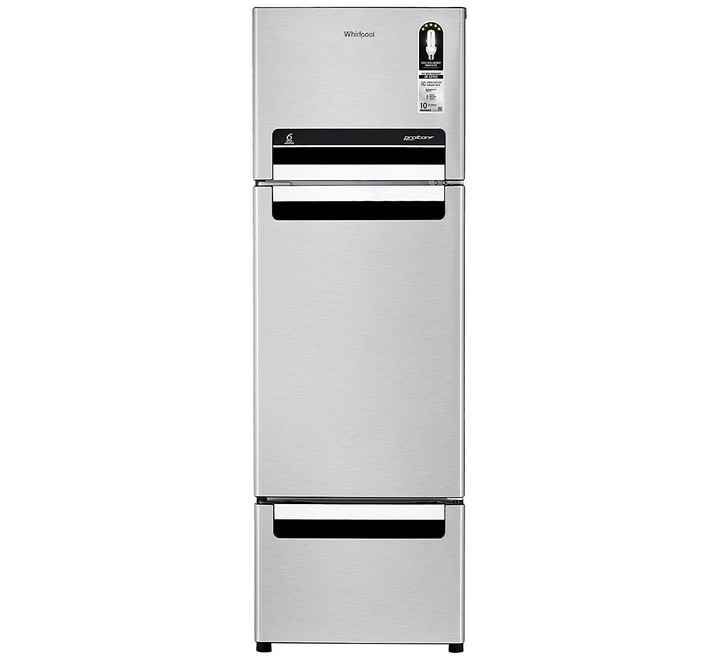 Whirlpool protton 3 door deals refrigerator 330 power consumption